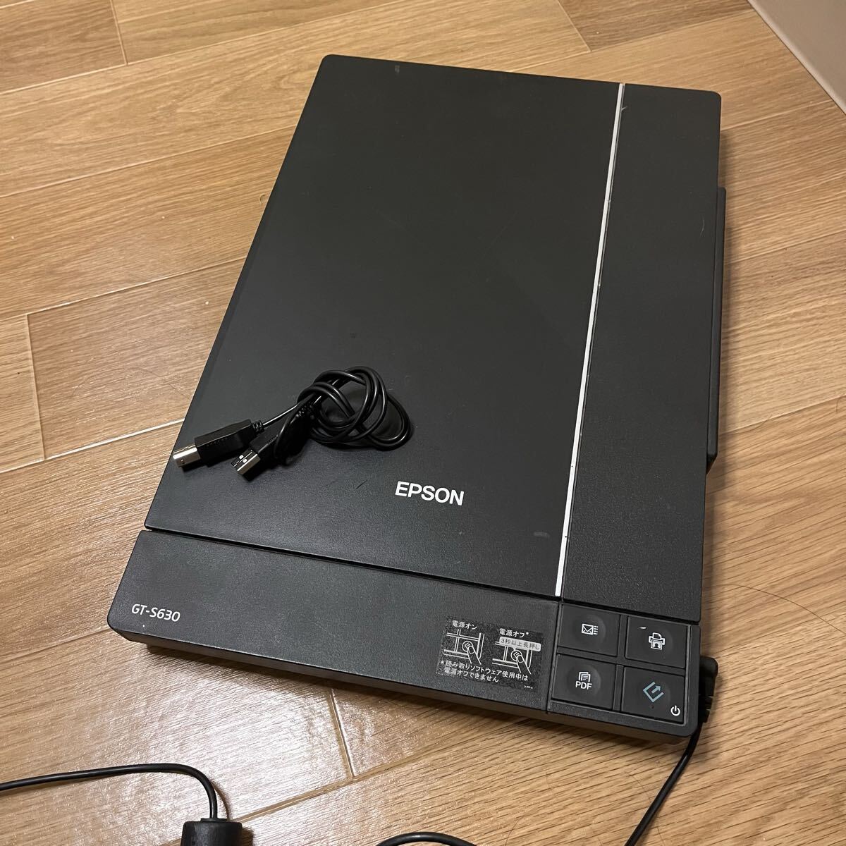 EPSON エプソン A4カラースキャナー GT-S630 USB ACアダプタ付 通電のみ