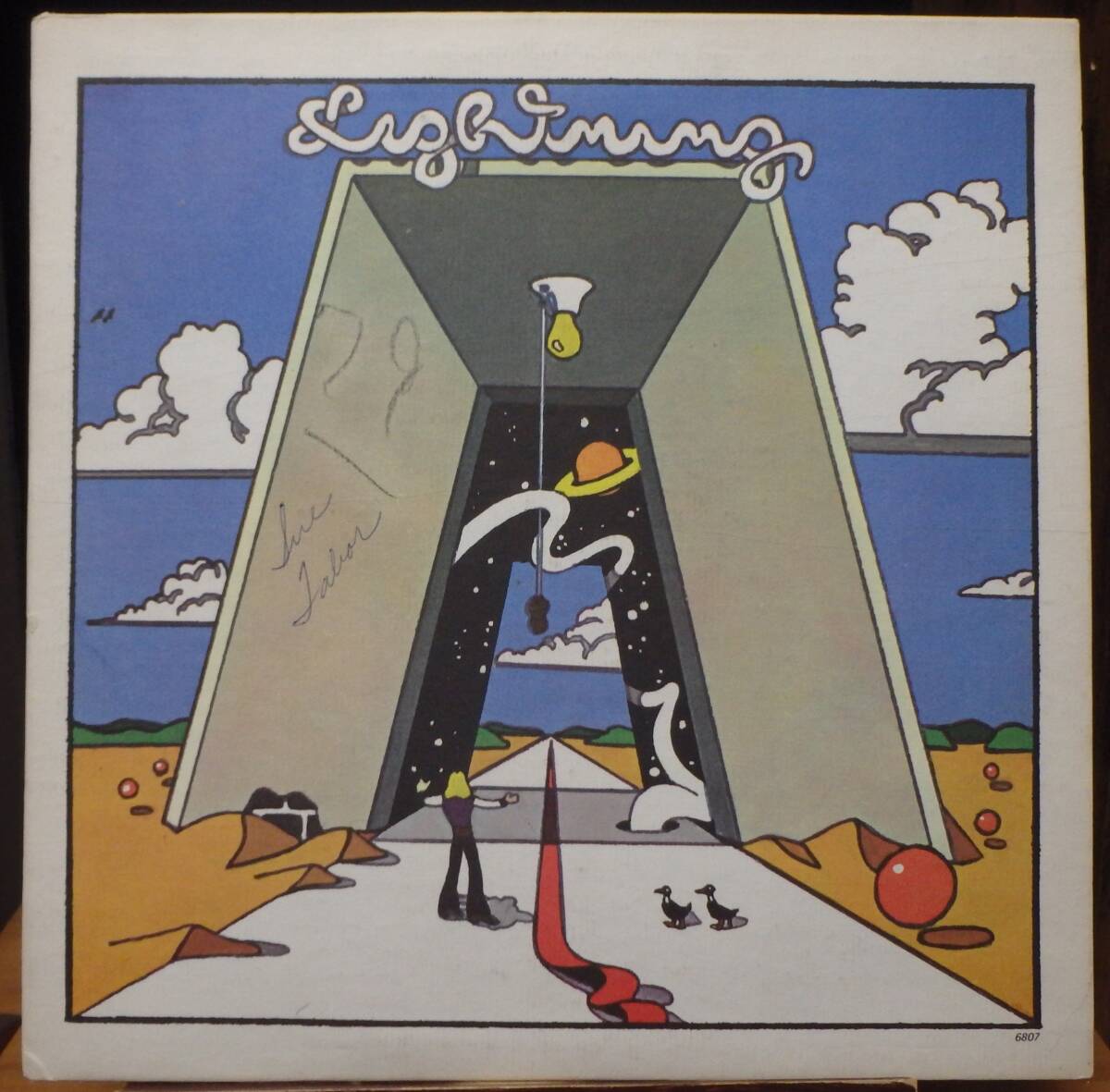 【HR764】LIGHTNING 「Lightning」, 70 US Original, Promo(白ラベル)　★サイケデリック・ロック/ハード・ロック