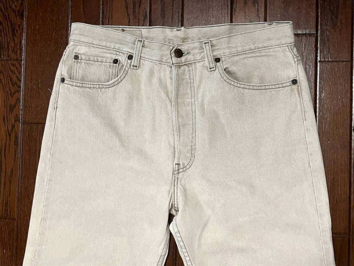 USA製 ビンテージ リーバイス Ｌｅｖｉ’ｓ ５０１ カラー ジーンズ ｗ３３ ストレート ボタンフライ デニム パンツ ジーパン アメリカ製