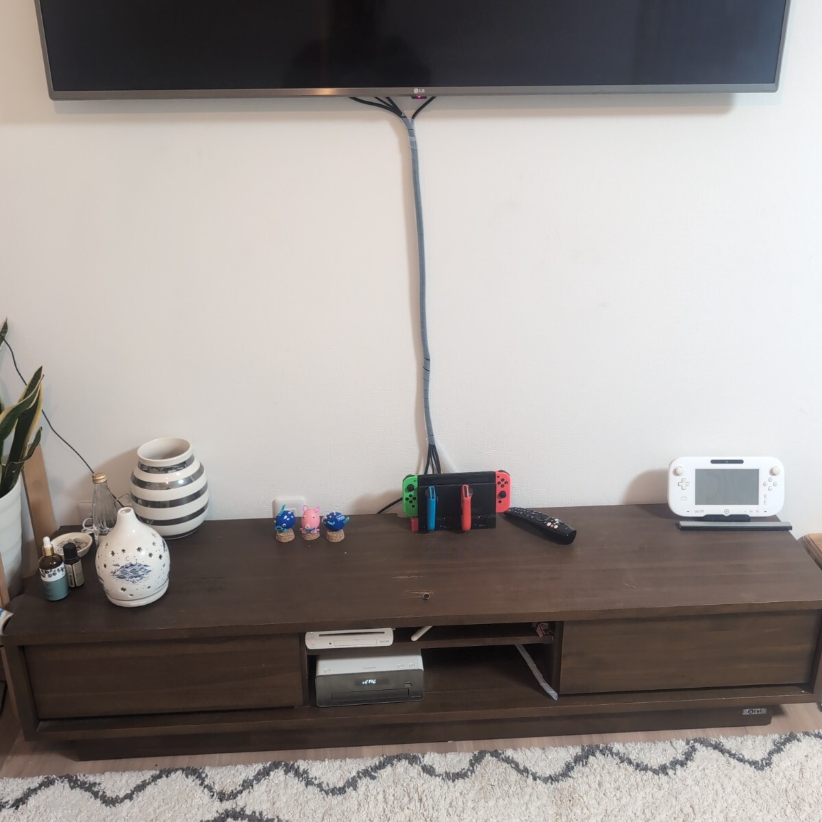 ACBI　チーク無垢材TVボード幅160cm　【送料高額】