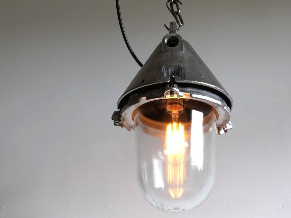 GERMANY EOW BUNKER LAMP 防爆 type-Ｃ ドイツ防爆ランプ インダストリアル 倉庫 防爆ランプ 　-379