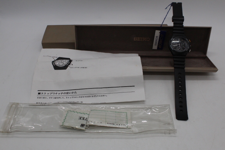 SEIKO セイコー SCHIOP クオーツ クロノグラフ スポーツ ケース付き