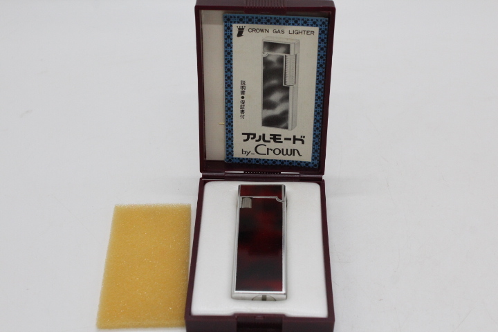 CROWN ALUMODE 77 クラウン アルモード77 スリム ローラー ガスライター ヴィンテージ