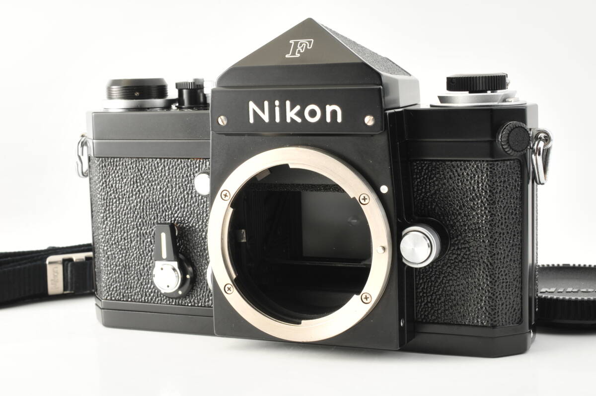 【美品 保障付 動作確認済】Nikon F Eye Level Black 745xxxx 35mm SLR Film Camera Body ニコン F ブラック 一眼レフフィルムカメラ #V431