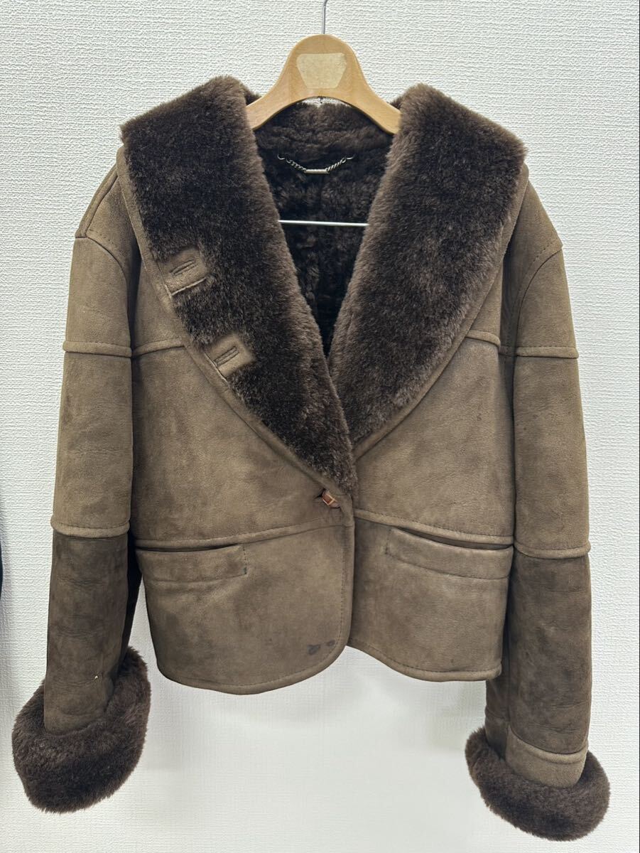 【上品な一品！】FRONTLINE EUROPEAN LEATHER WEAR レザージャケット ブラウン Mサイズ 本体のみ