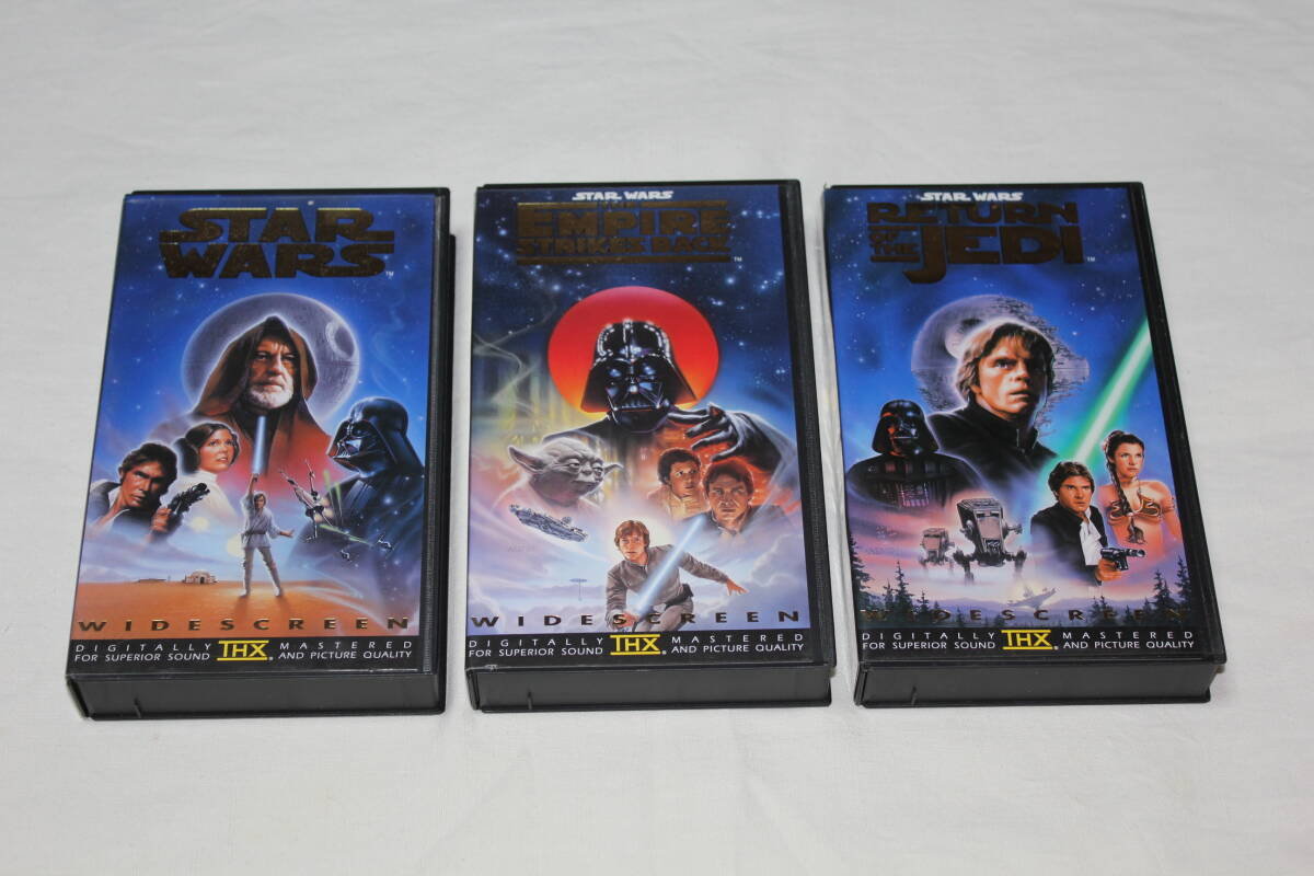 ◆STAR WARS/スター・ウォーズ◆Ⅳ・Ⅴ・Ⅵ◆VHSビデオ3本まとめて◆スターウォーズ 帝国の逆襲 ジェタイの復讐◆