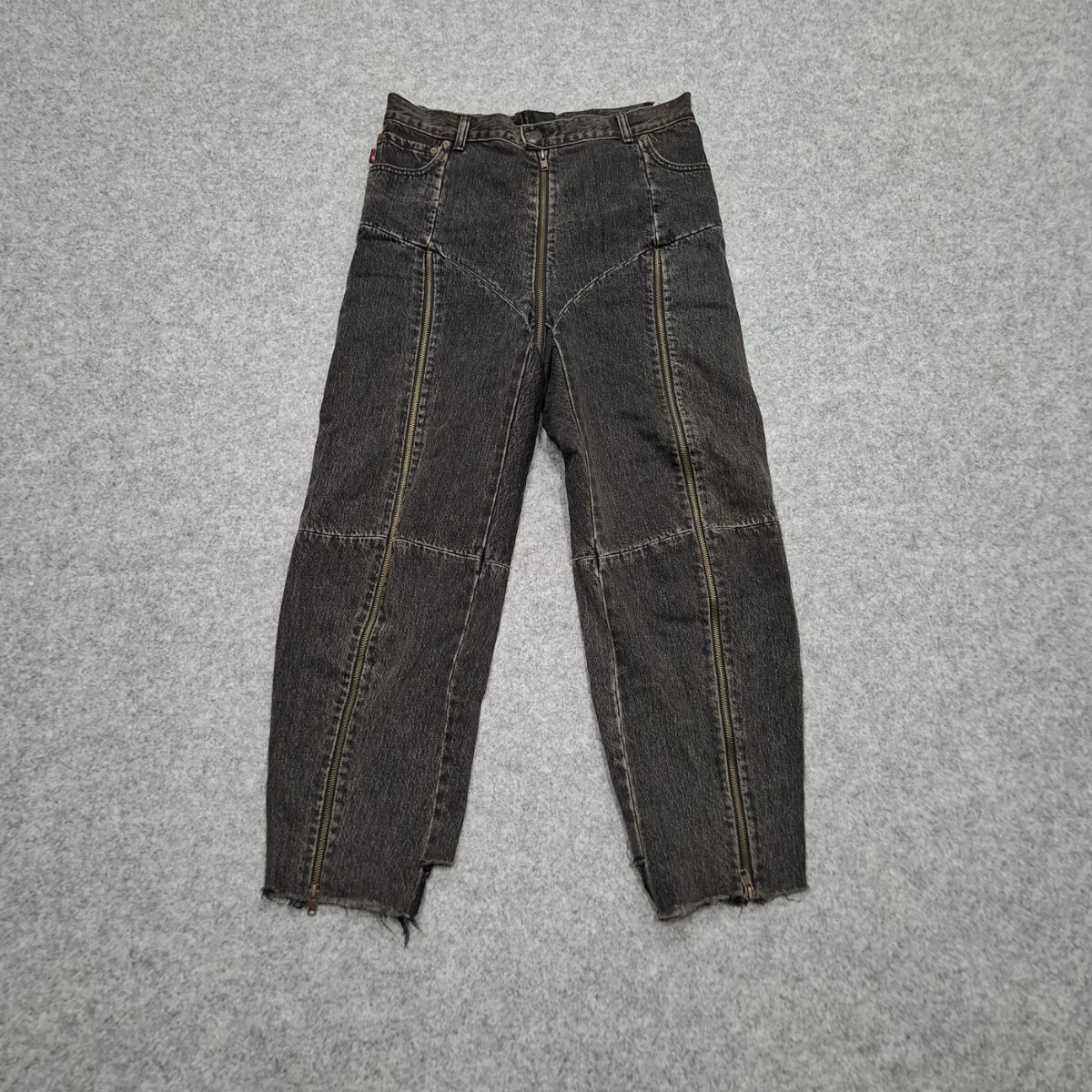 希少サイズ　ヴェトモン　リーバイス　再構築　ジップ　デニム　パンツ　Levi’s　黒