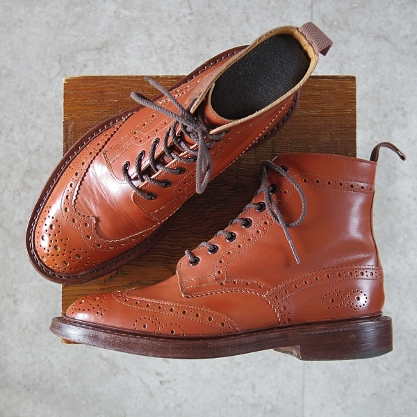 ★トリッカーズ SIZE 6.5【貴重★(英)ポールスミス別注/Paul Smith】6178/カントリーブーツ/カーフ/茶/メンズ/Tricker's★n784-7