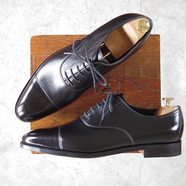 未使用★ジョンロブ 9.5D【定価￥240,900-★CITY 2/シティ/7000ラスト】ストレートチップ/カーフ/黒/メンズ/JOHN LOBB★n811-10