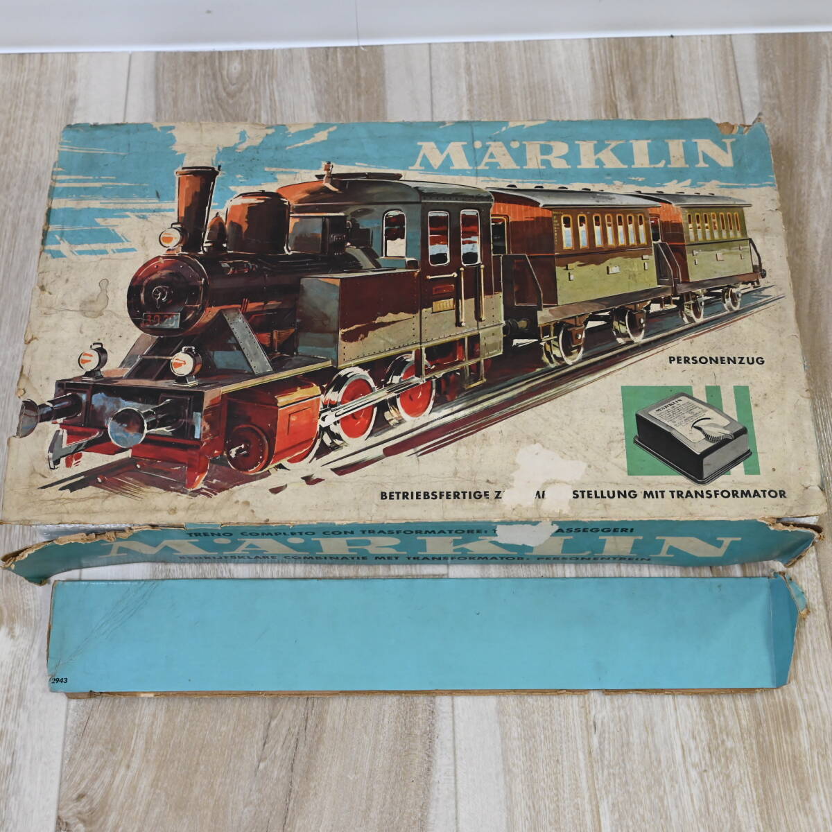 742 【動作未確認】MARKLIN/メルクリン 蒸気機関車 [3029] 客車 レール 他 鉄道模型 HOゲージ 動力付き 西ドイツ製