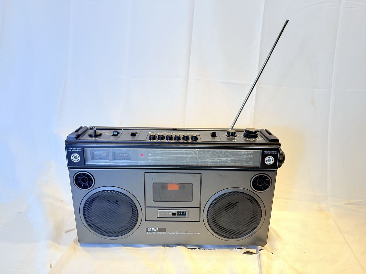 LOEWE ラジカセ TC-424 TC424 スピーカー　 AM FM ラジオ　ジャンク
