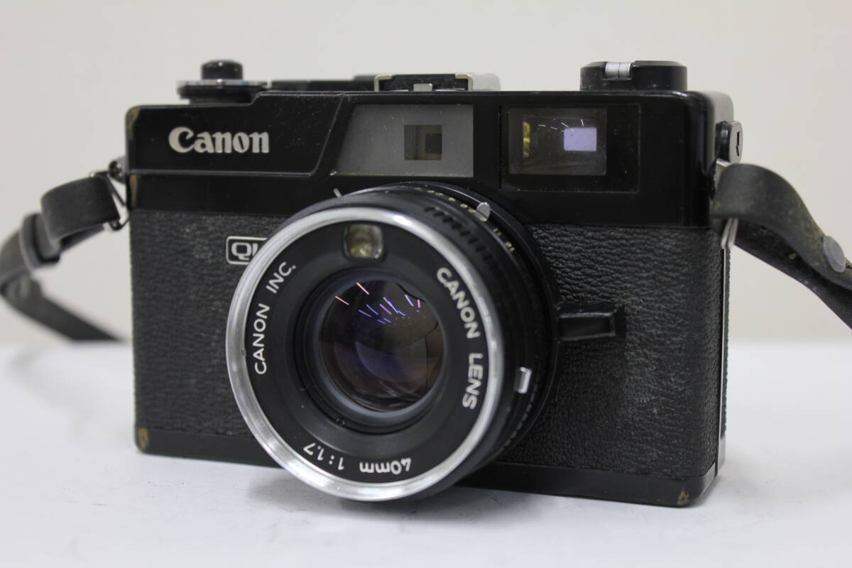 【返品保証】 キャノン Canon Canonet QL17 ブラック 40mm F1.7 レンジファインダー カメラ e3135