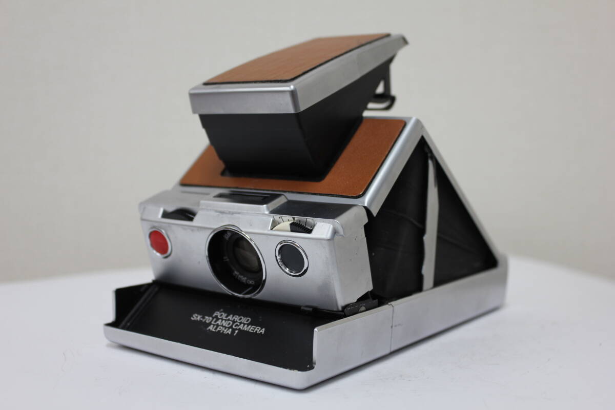 【返品保証】 ポラロイド Polaroid SX-70 Alpha1 ブラウン カメラ e3178