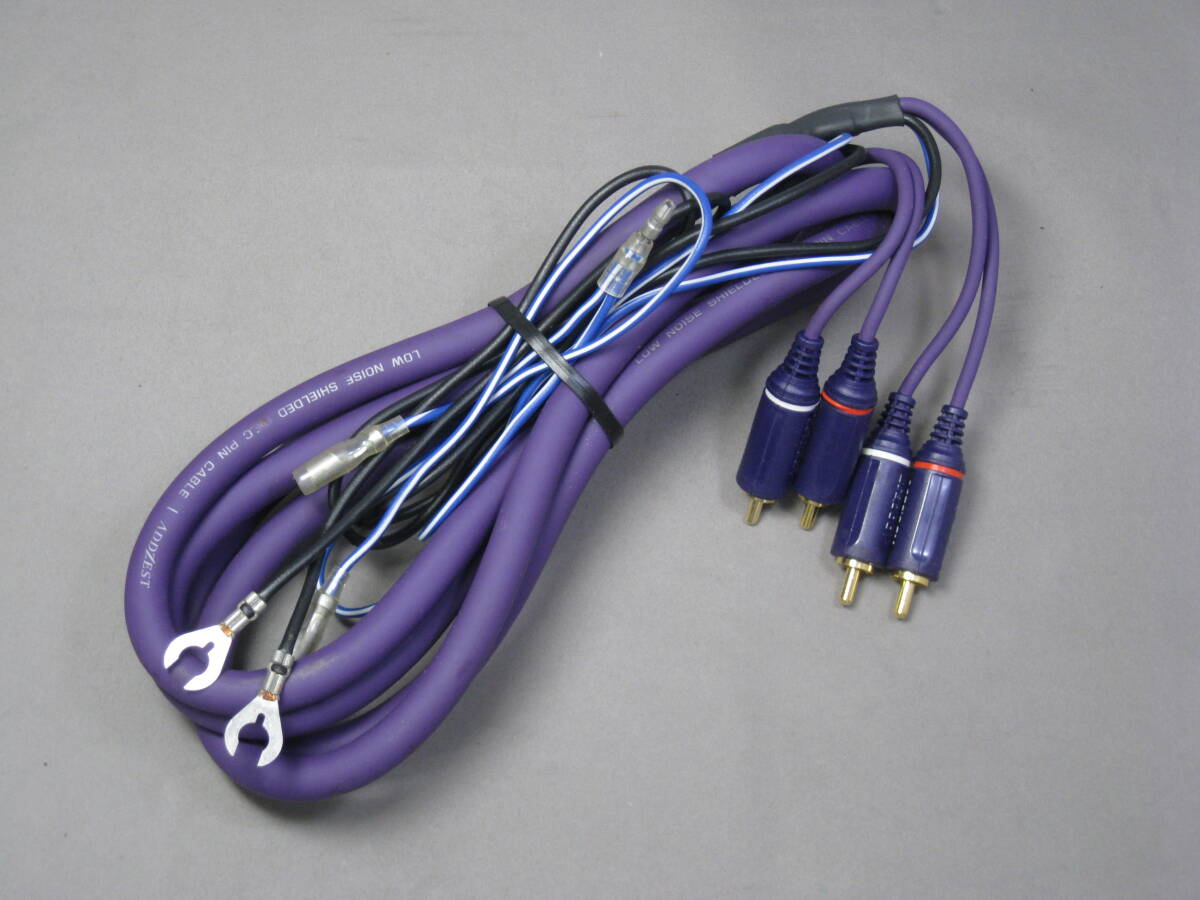 ★★★ Clarion（ADDZEST） OFC　RCAピンケーブル 2m 未使用 ★★★