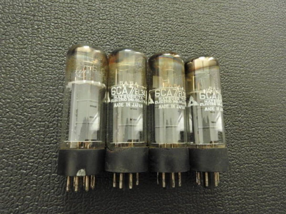 現状品　 真空管　松下電気　6CA7 4本セット