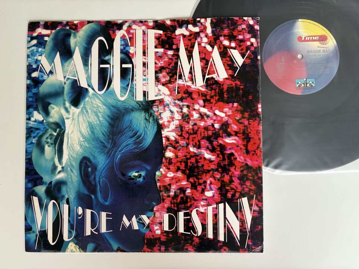 【94年伊Ori】MAGGIE MAY/ YOU'RE MY DESTINY(Extended/Acapella/Edit/Inst/Dub)'12 TIME REC.ITALY TRD1347 マギー・メイ,Hi-NRG,EUROBEAT
