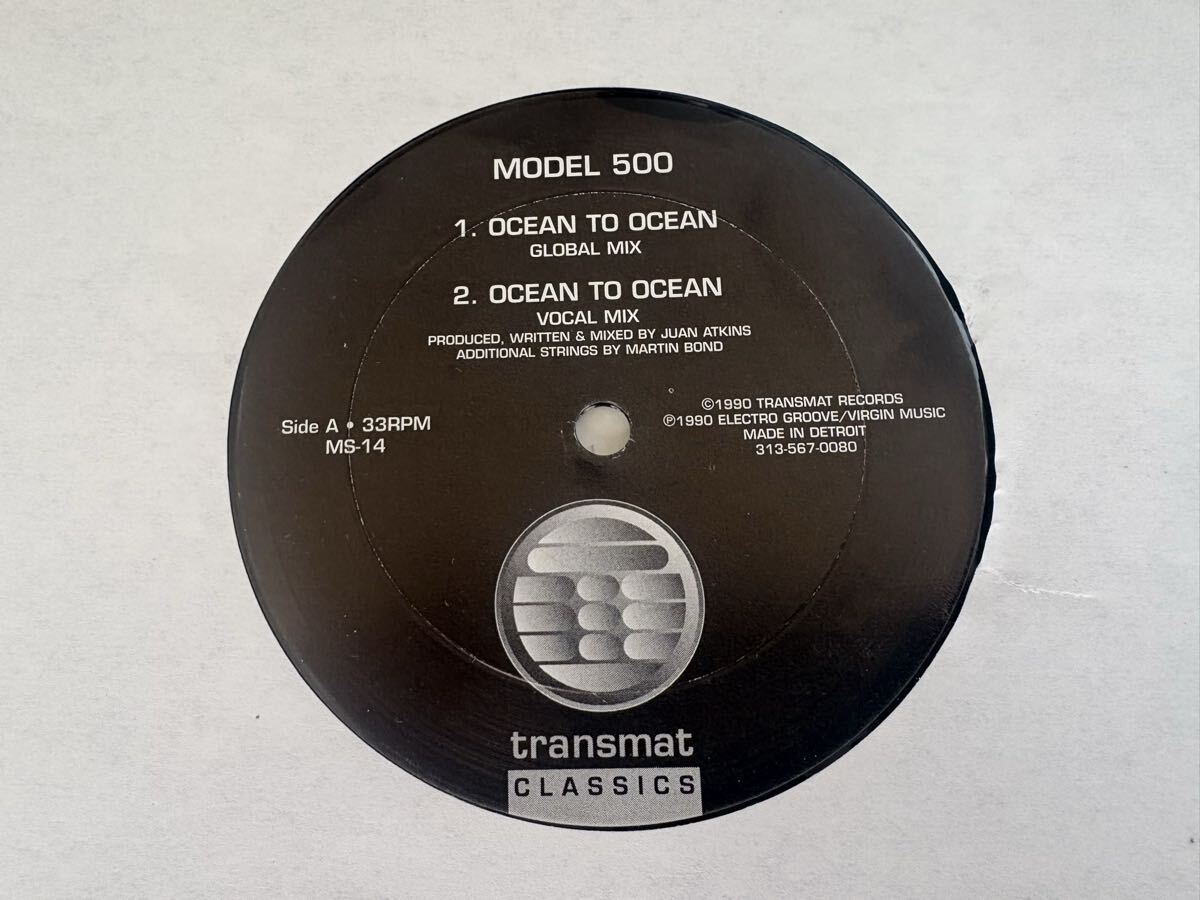 MODEL 500 (JUAN ATKINS)/ OCEAN TO OCEAN(Global Mix/Vocal Mix) '12 TRANSMAT US MS14 モデル500,ホアン・アトキンス,DETROIT TECHNO,