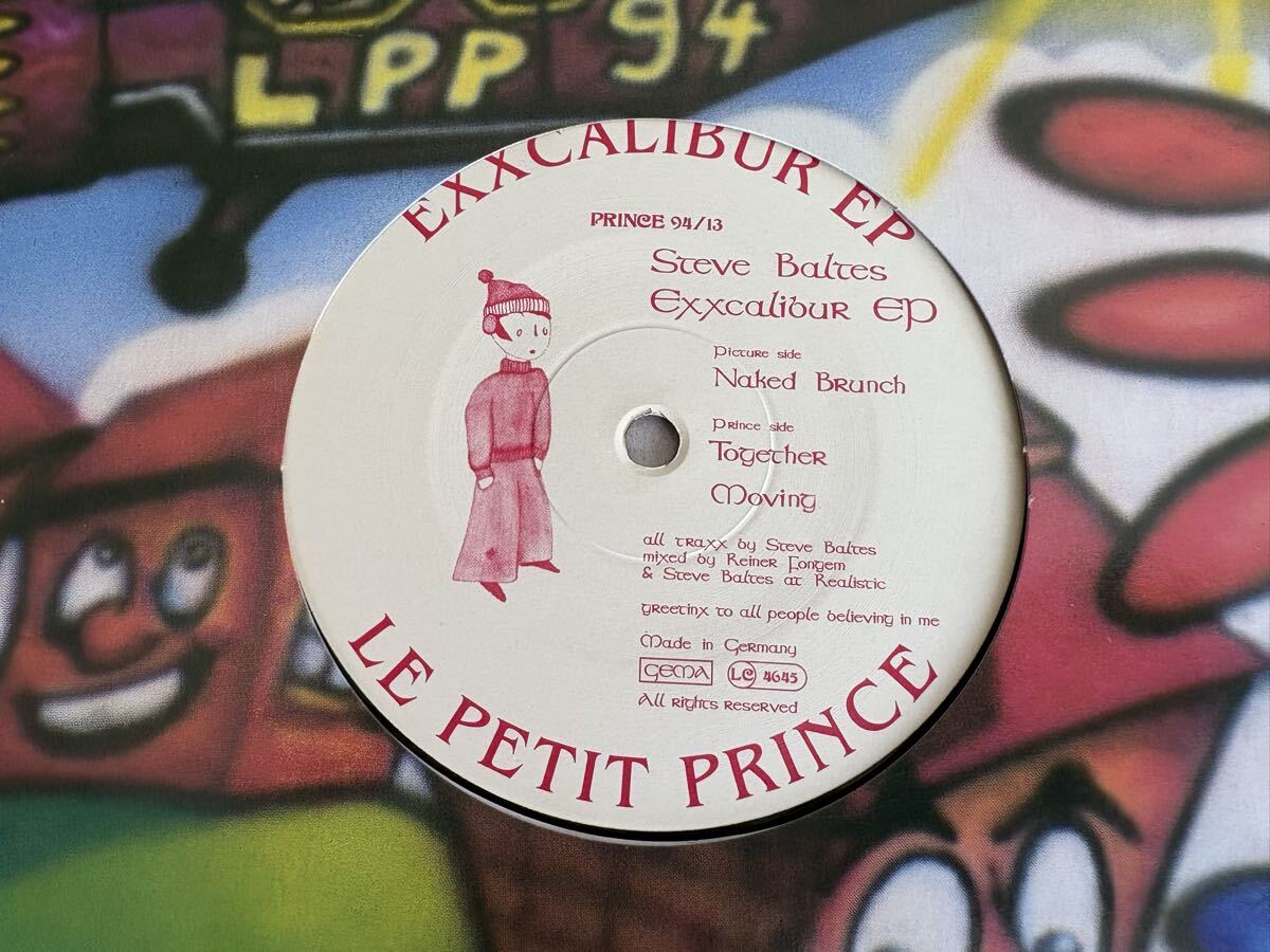【94年独盤】Steve Baltes / EXXCALIBUR EP (Naked Brunch/Together/Moving) '12 LE PETIT PRINCE germany PRINCE94/13 HARD TRANCE,TECHNO
