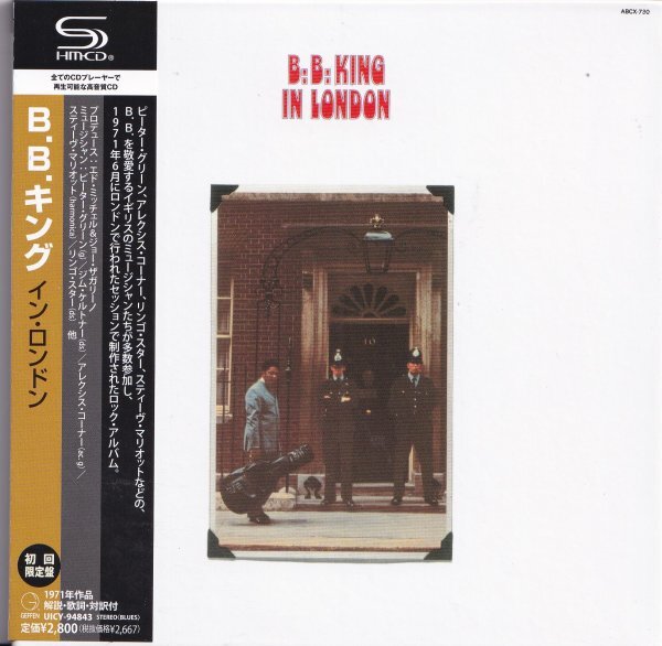 《美品》即決 紙ジャケットC【イン・ロンドン B.B.キング B.B.KING 《高音質・SHM-CD》】帯付//廃盤