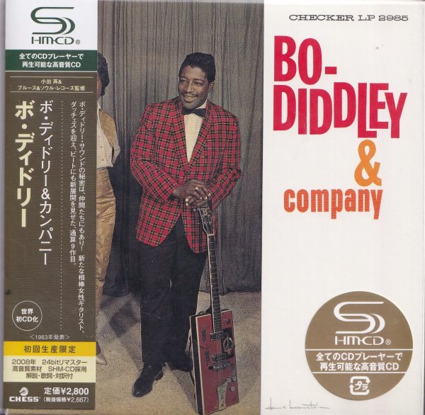 《新品》即決 紙ジャケットC【ボ・ディドリー&カンパニー / ボ・ディドリー Bo Diddley 《高音質・SHM-CD》】帯付/未開封/廃盤