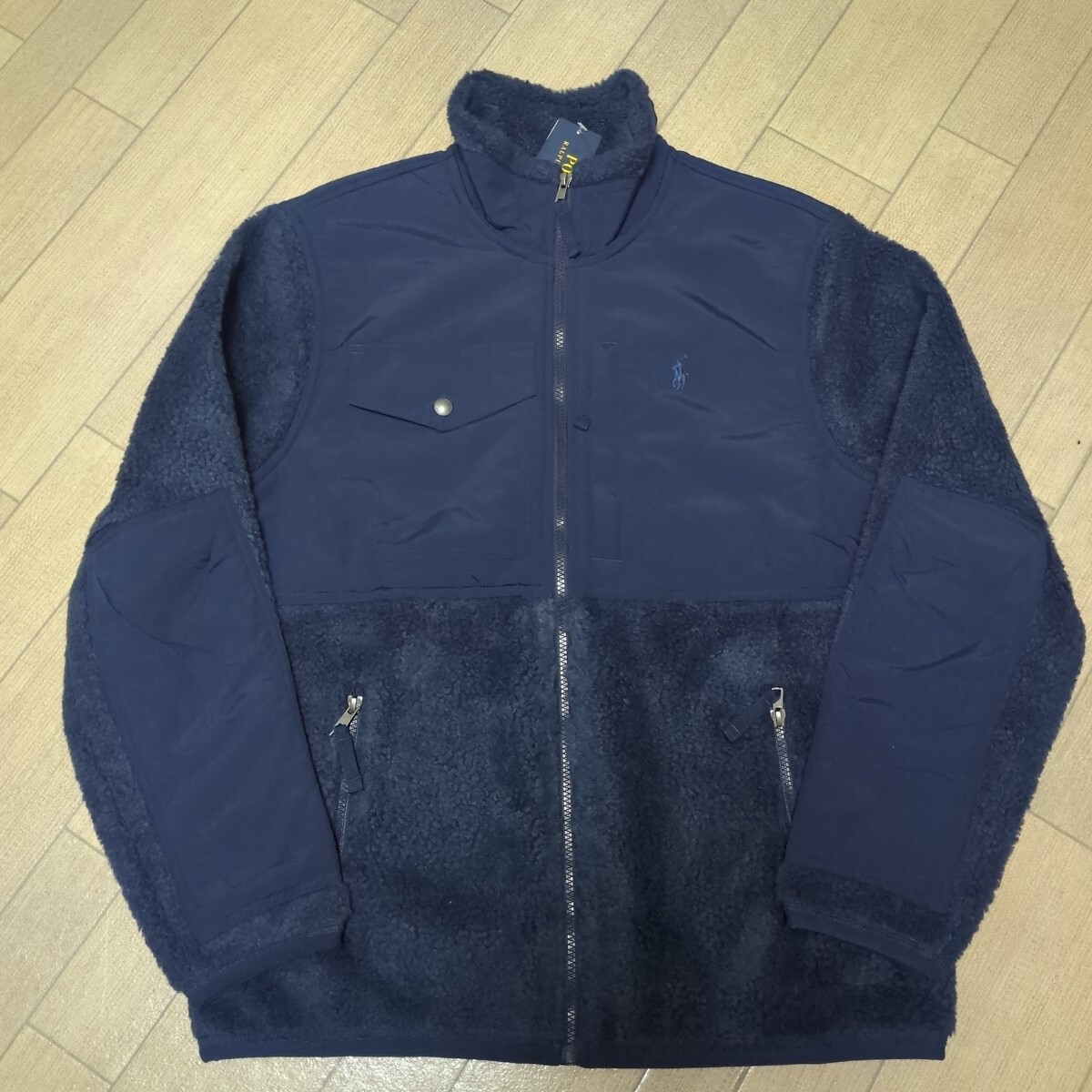 ★新品★ラルフローレン　ネイビー　ジャンパー　 ジャケット　US M