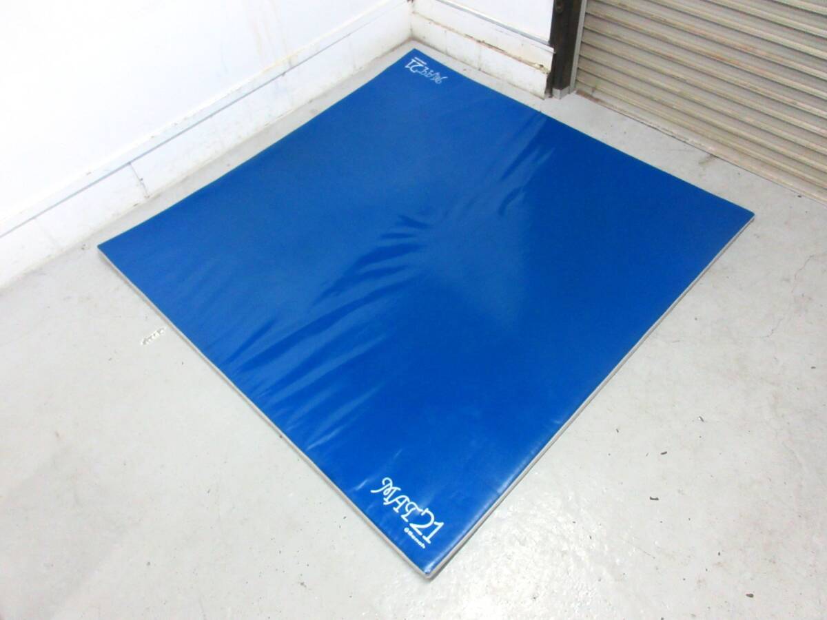 横浜市港北区引取り限定 セノー Senoh ストレッチマット MAT21 W1800×D1800×H20 ブルー 厚み2cm 約7kg エアロビクスマット トレーニング