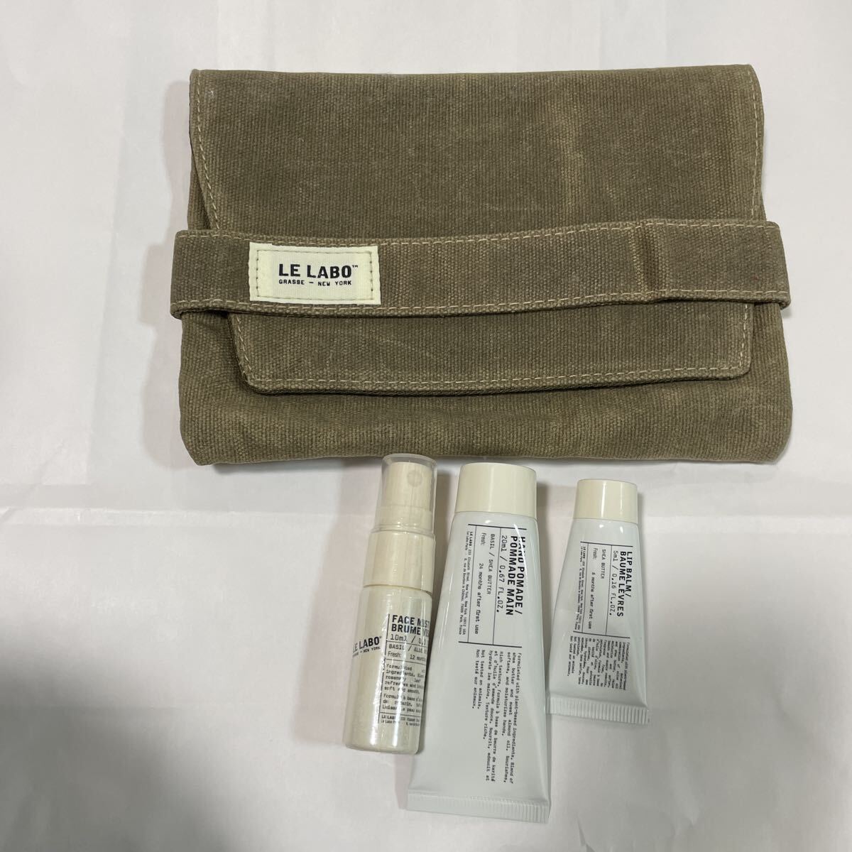 送料無料　LE LABO シンガポール航空 アメニティ ポーチ ハンドポマード フェイスミスト リップクリーム