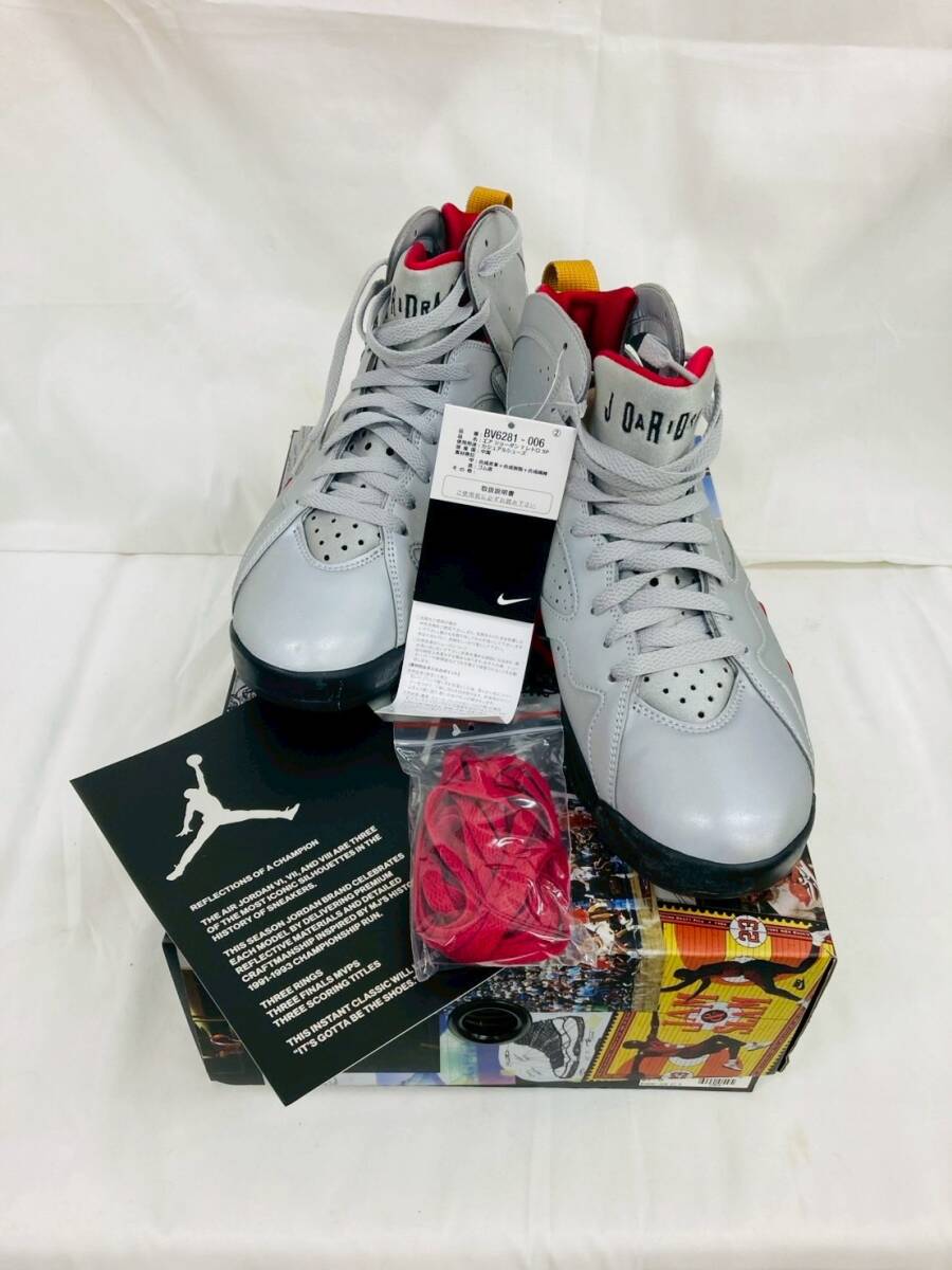 滋D7913*10　未使用　NIKE　ナイキ　AIR JORDAN 7 RETRO SP REFLECT　エアジョーダン7レトロリフレクト　BV6281-006　27.5㎝　スニーカー