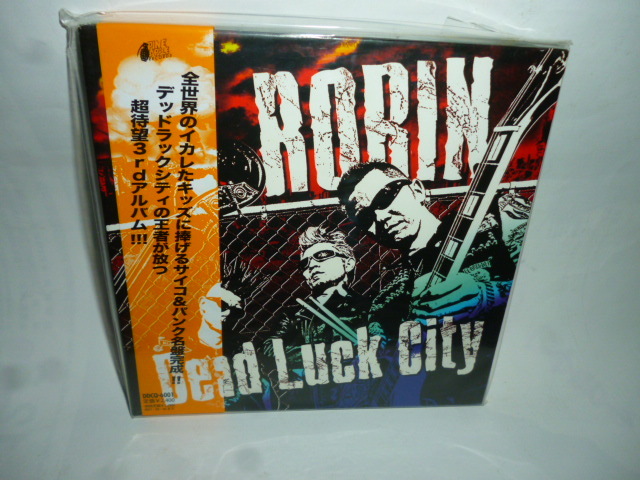 ◆JJ1019 CD 未開封◆デッド ラック シティ『ロビン/ROBIN』DEAD LUCK CITY◆国内サンプル盤◆デジパック仕様