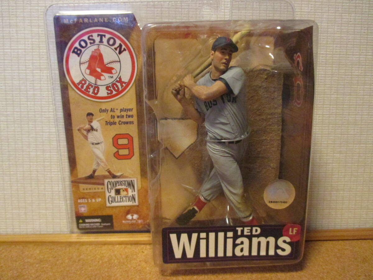 マクファーレンMLB　CPT‐4　テッド・ウイリアムズ　ボストン・レッドソックス（グレー・バリアント）
