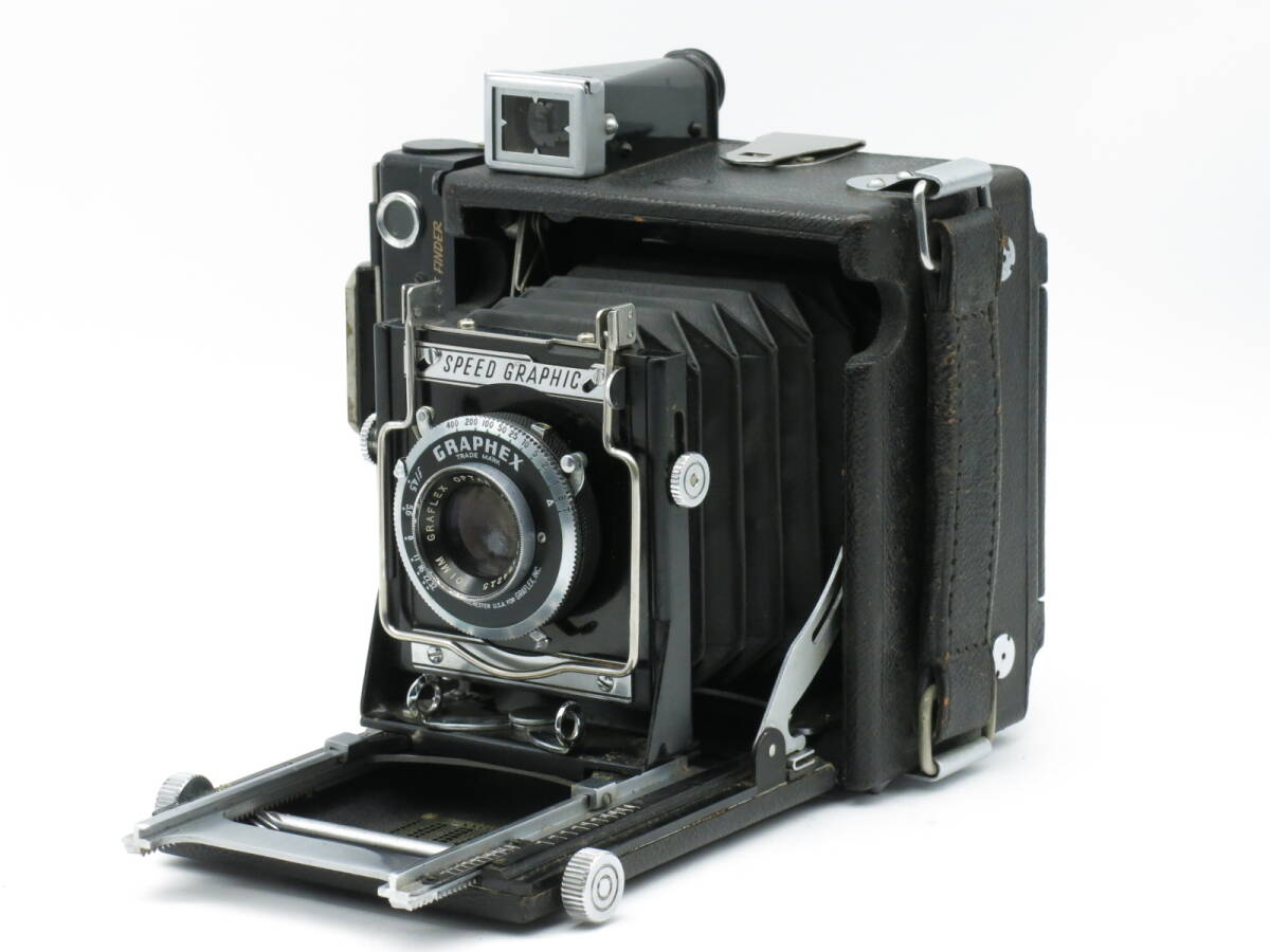 Graflex Speed Graphic 101mm f4.5 グラフレックス スピード グラフィック フイルムカメラ 動作品