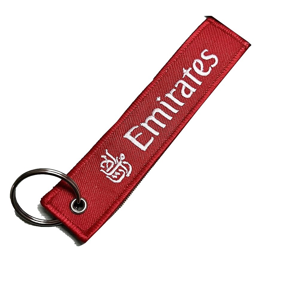 エミレーツ航空/Emirates Airlines(EK)　フライトタグキーホルダー〔kft103〕