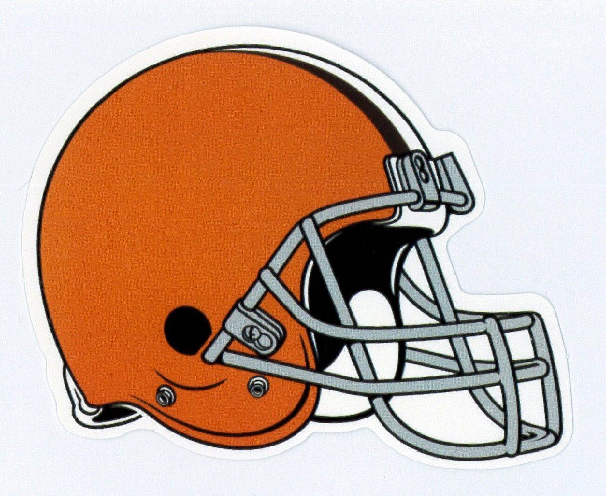 クリーブランド・ブラウンズ(NFL)チームロゴ・ステッカー［st-NFL013］