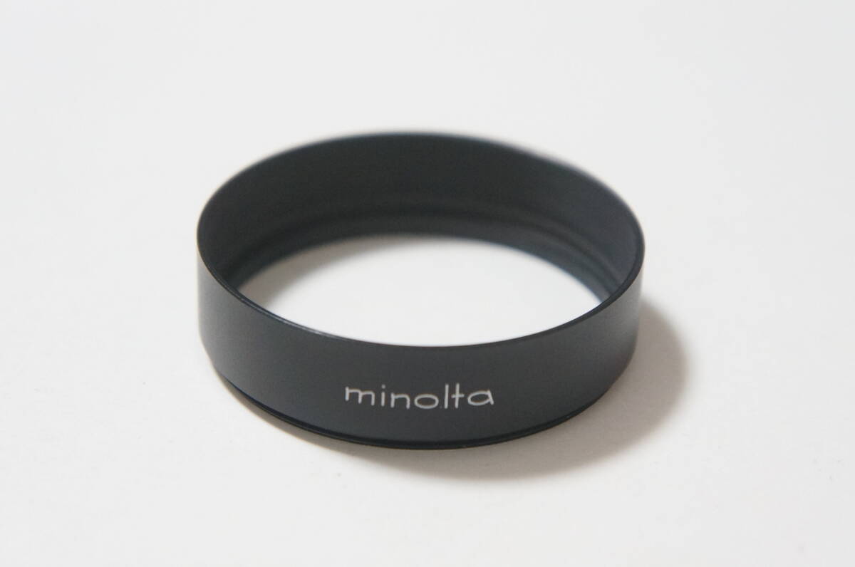 ★美品★[49mm ねじ込み式] minolta D49NC AL-E用純正メタルフード [F5062]