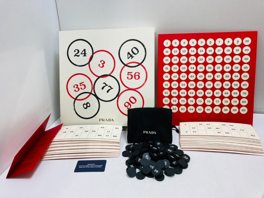 D209 PRADA ビンゴゲームボード Tombola ホリデー2024　プラダ