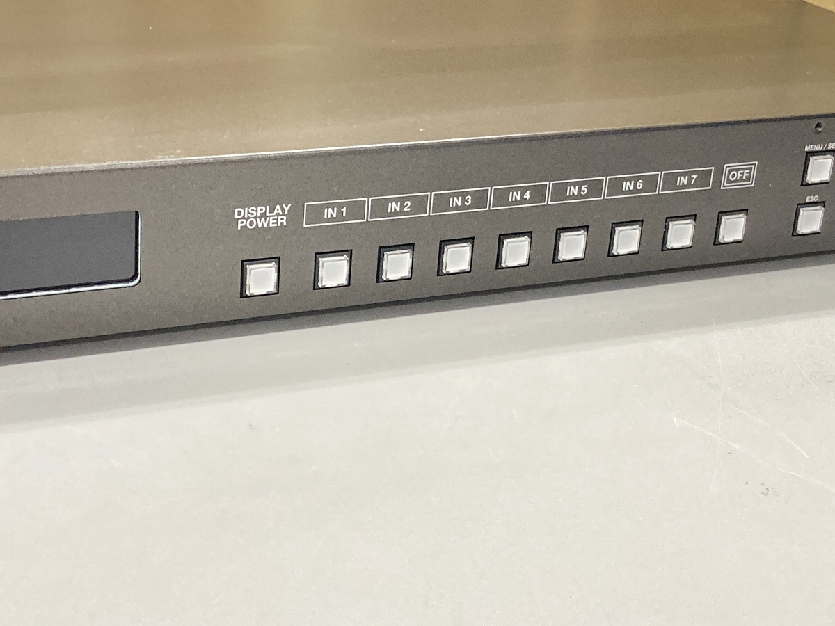 IDK デジタルマルチスイッチャー MSD-701 ※通電確認済み ACなし DM-③