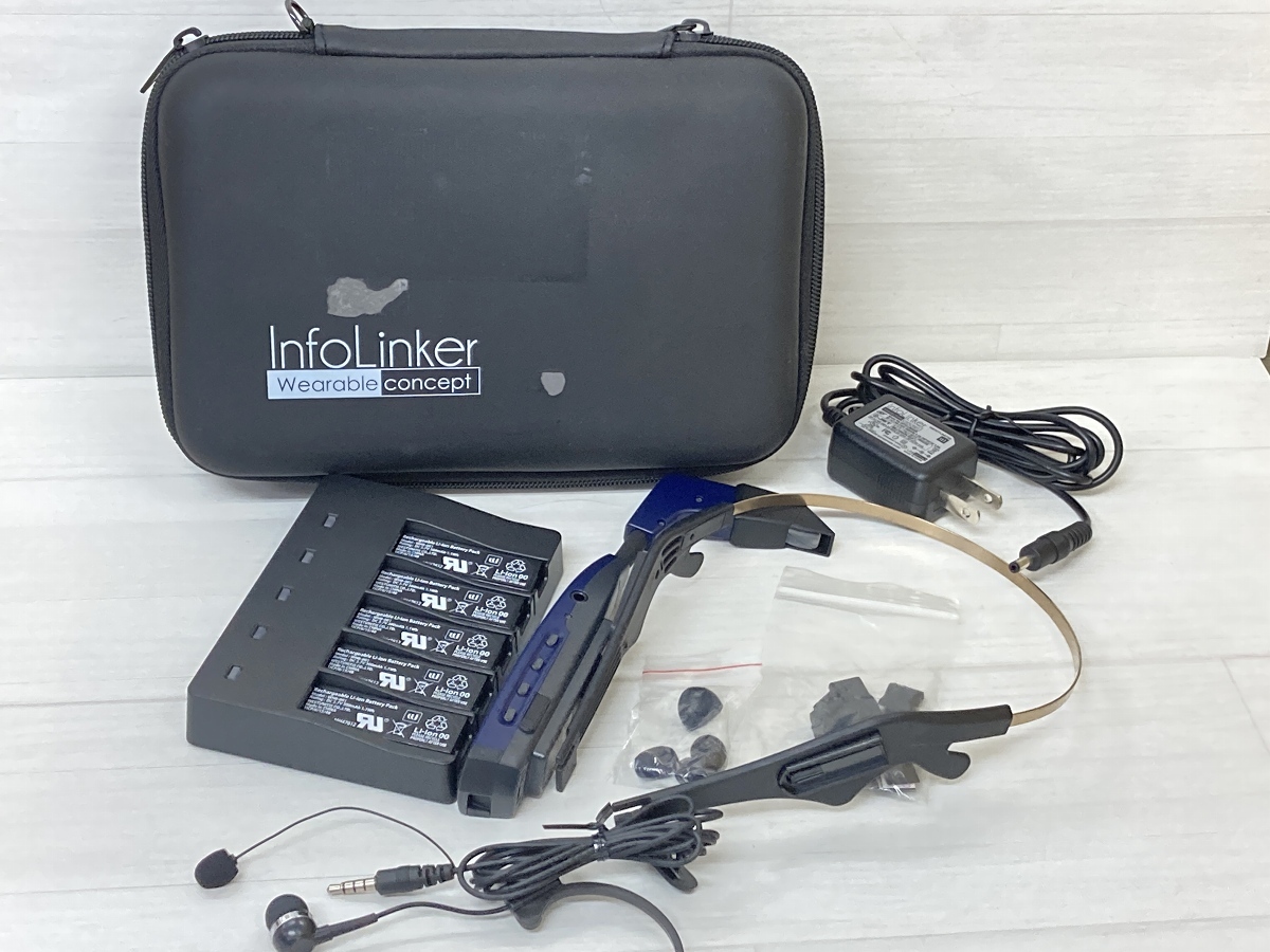 InfoLinker Wearable concept ウェアラブルデバイス WUZ-01B-NB02 ※初期化済み ※通電確認 CE-②