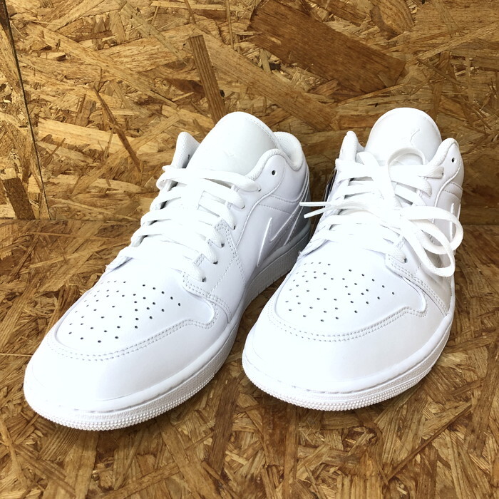 未使用 ナイキ メンズ スニーカー エアジョーダン1 553558-136 ホワイト 表記サイズ28.5cm [jgg]