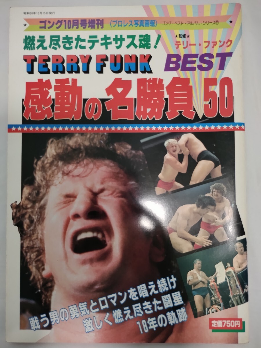 テリ―・ファンク　感動の名勝負50　燃え尽きたテキサス魂！　ゴング増刊