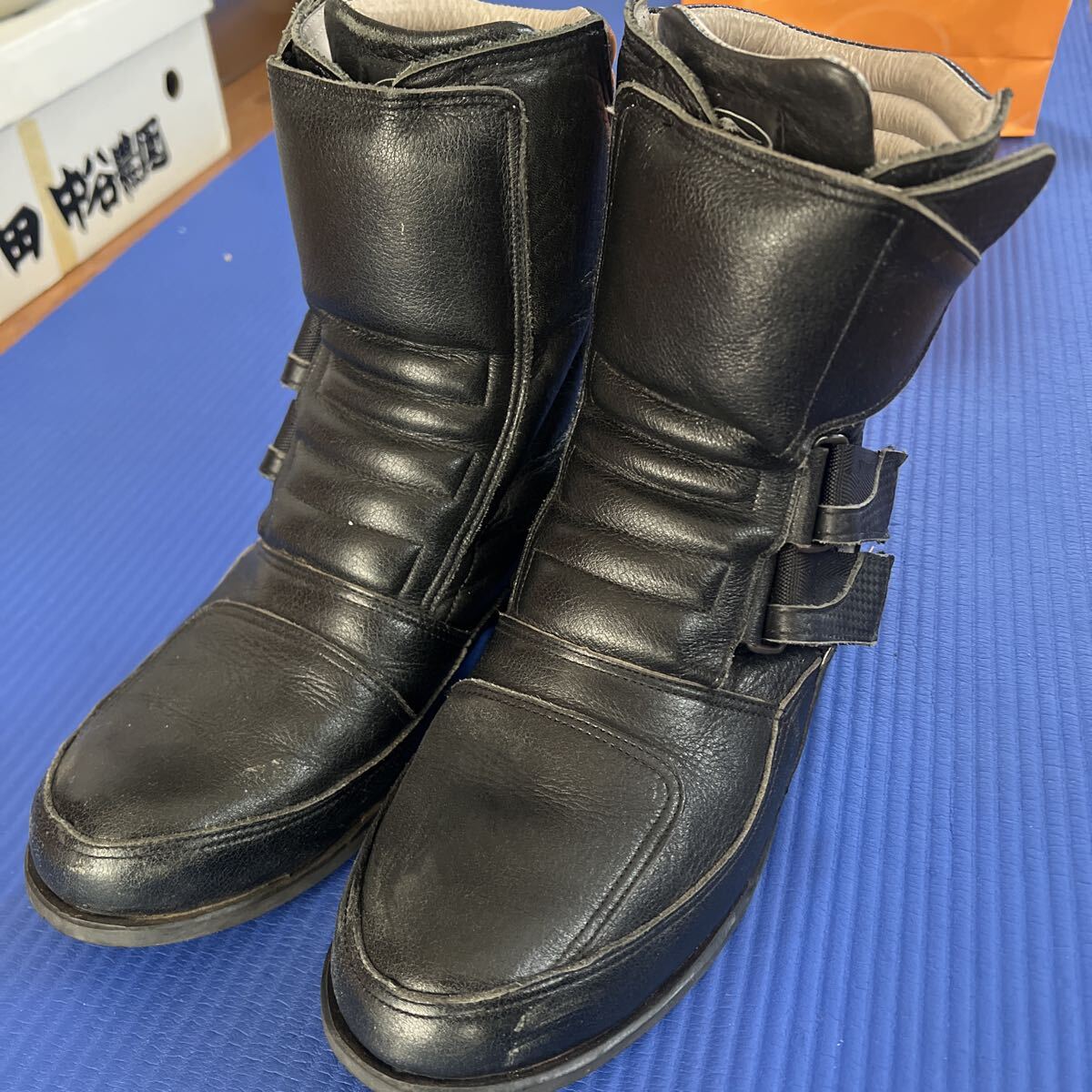 ◆KUSHITANI K-4518Z ガルド4 本革ライディングブーツ ビブラムソール 26.0㎝ USED品◆日本製 絶版品