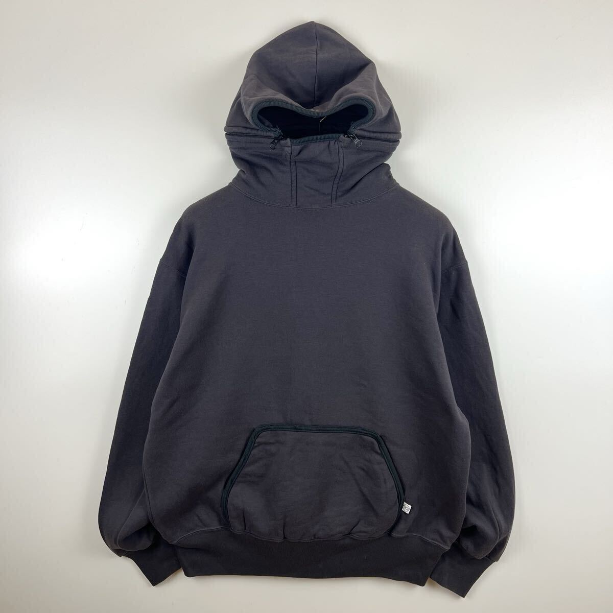 GOODENOUGH 00s 2000 Detachment hoodie NINJA parker L グッドイナフ パーカー フード脱着 目出し 名作 アーカイブ 初期 裏原 藤原ヒロシ