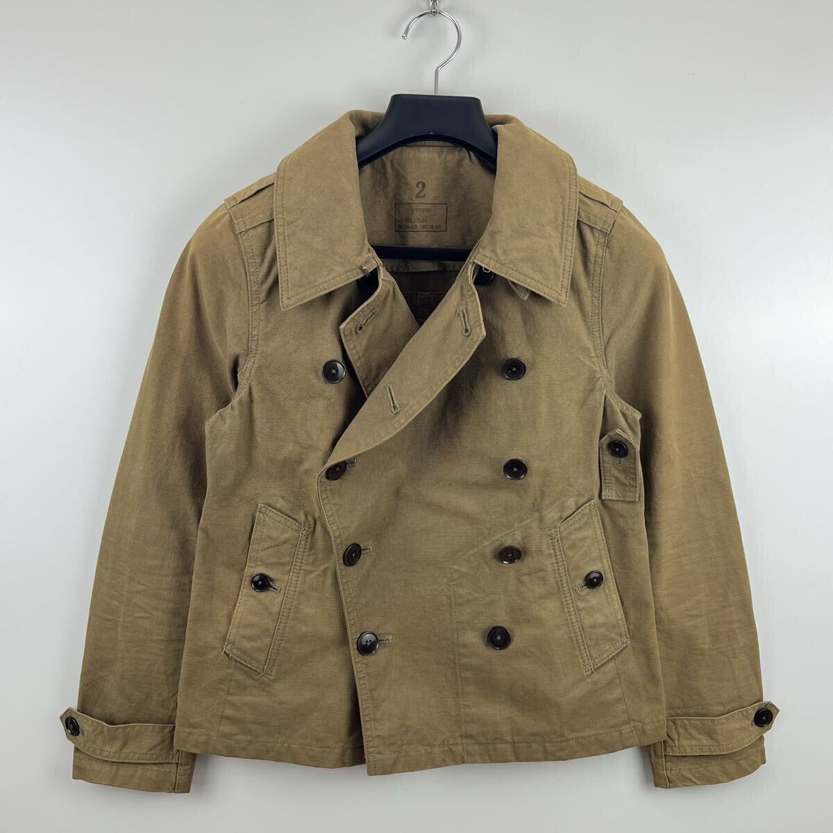 green HYKE archive short trench jacket 2 グリーン ハイク アーカイブ コットン ショートトレンチ ジャケット 希少 平成 y2k