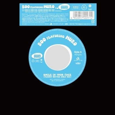 【新品/新宿】Boo Featuring Muro/SMILE IN YOUR FACE (PEANUT BUTTER WOLF MIX) (7インチシングルレコード)(AQJH77752)
