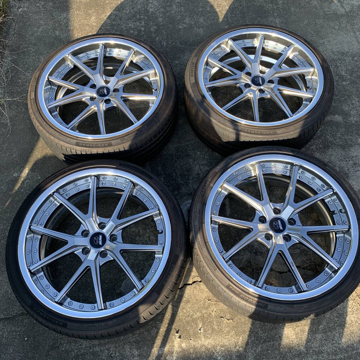  SUW　CLIMATE　Vidala　LO　20インチ　20×９J　INSET36　PCD 114.3　ZEETEX タイヤ　アルミホイール　4本セット XZ4038