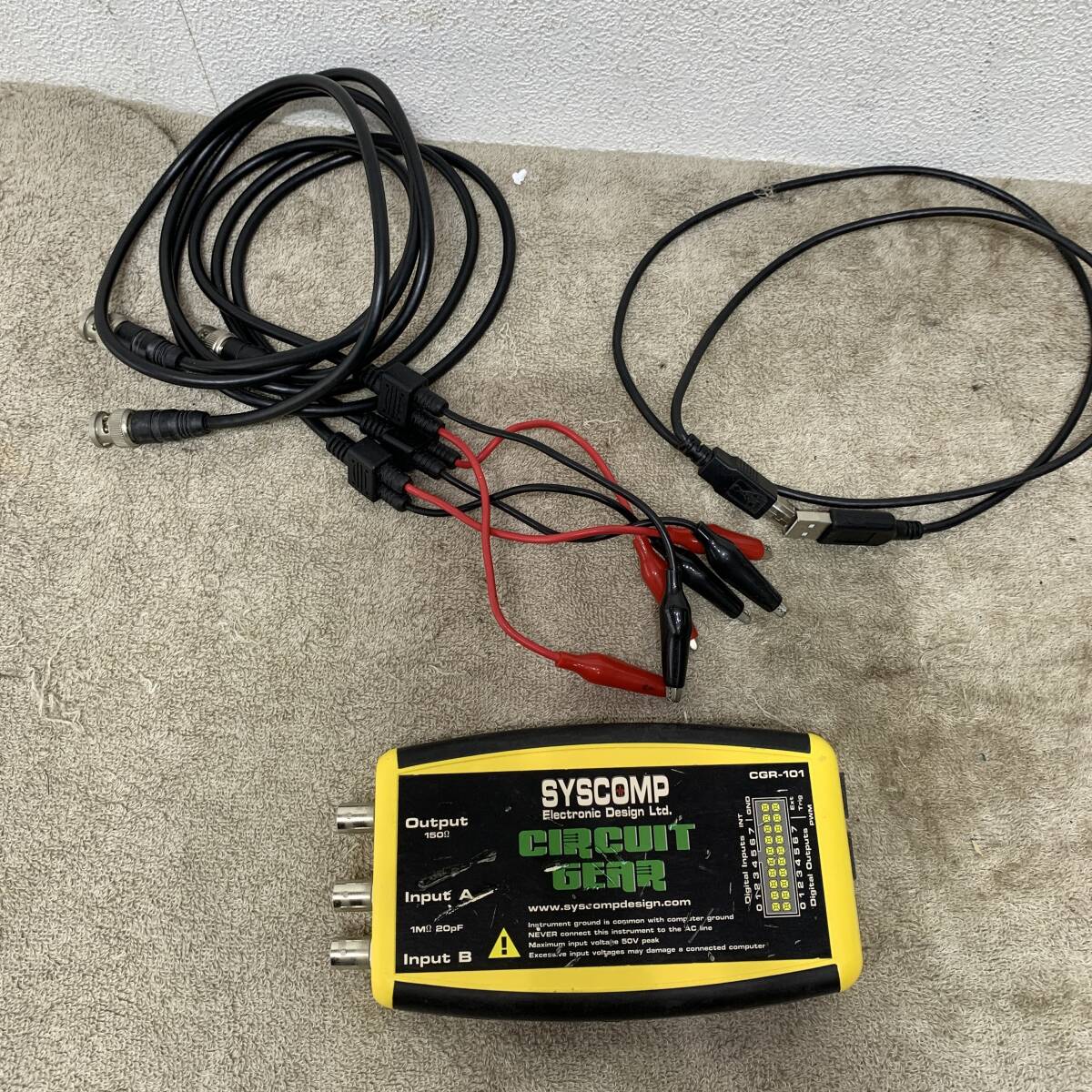 SYSCOMP 回路歯車　CGR-101　CIRCUITGEAR　電子テスト　オシロスコープ　波形発生器　XZ4053