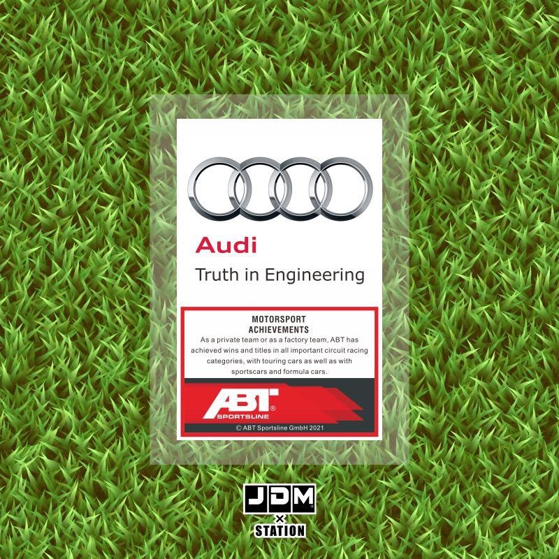 アウディ AUDI JDM 内張ステッカー　高品質