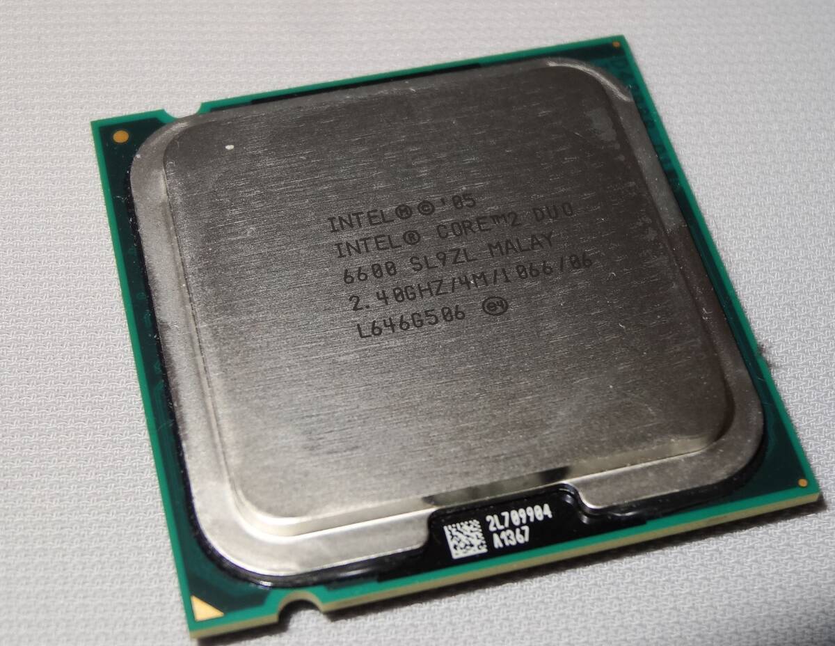Intel Core 2 Duo 6600 2.4GHz SL9ZL Socket LGA775 動作品