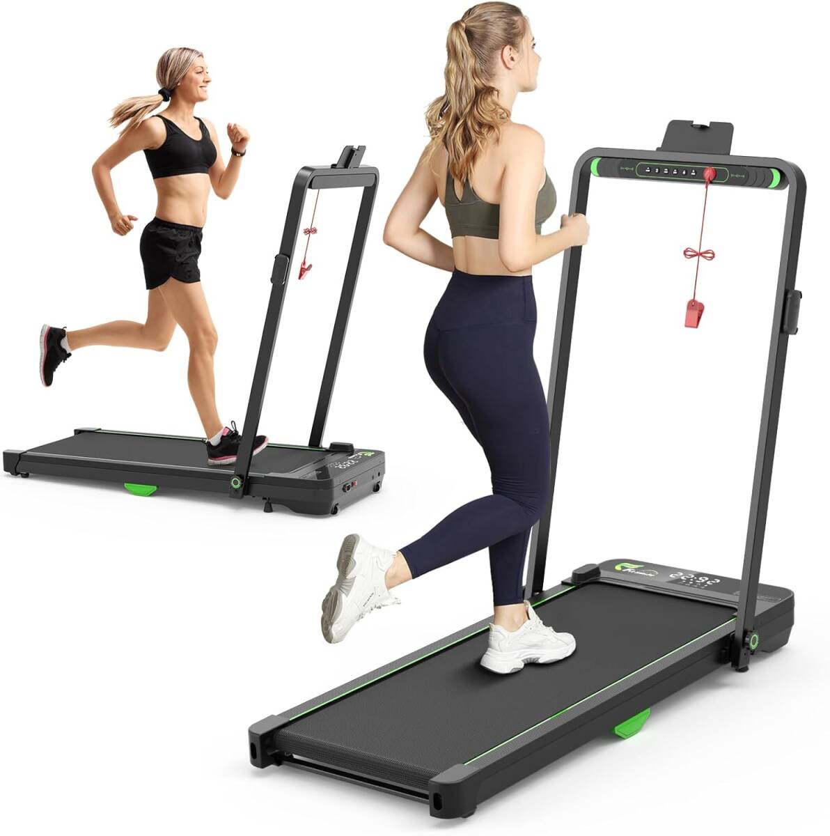新品 家庭用 ウォーキングマシン ランニングマシン 最大荷重100kg トレーニング 速度調節可能 コンパクト 超薄型 専用アプリ対応 Yinleader