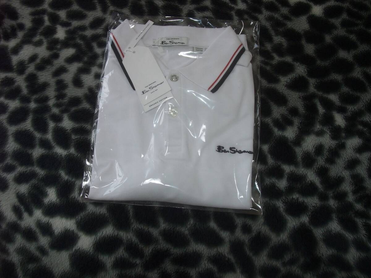 Ben Sherman ベンシャーマン 半袖ポロシャツ ティップライン レギュラーフィット サイズL