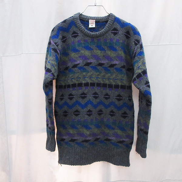 英国製■ GLOBE TROTTERS グローブトロッター セーター ニット マルチカラー ウール
